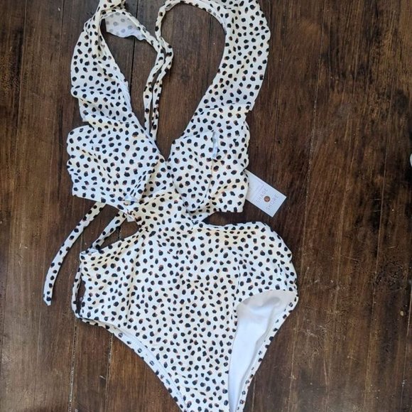 Cheetah Print One Piece - Picture 1 of 2
